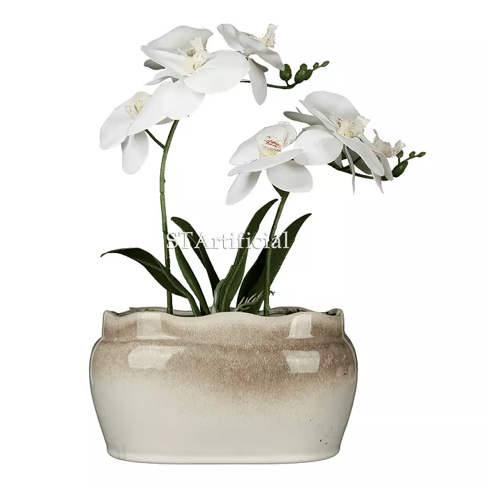 Artificial Phalaenopsis Orchid, Moth Orchid, Potted Plant, 38 CM