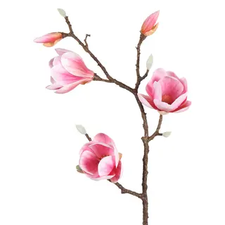 Artificial Pink Magnolia Flower, 30 Inch, 76 CM