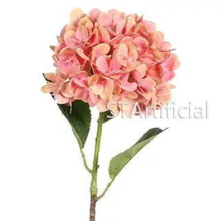 Faux Silk Hydrangea Flowers Arrangement, 22 Inch