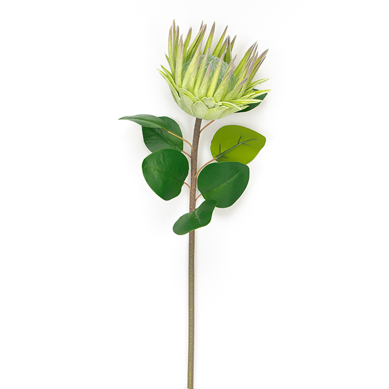 White Color Silicone King Flowers, 66 CM