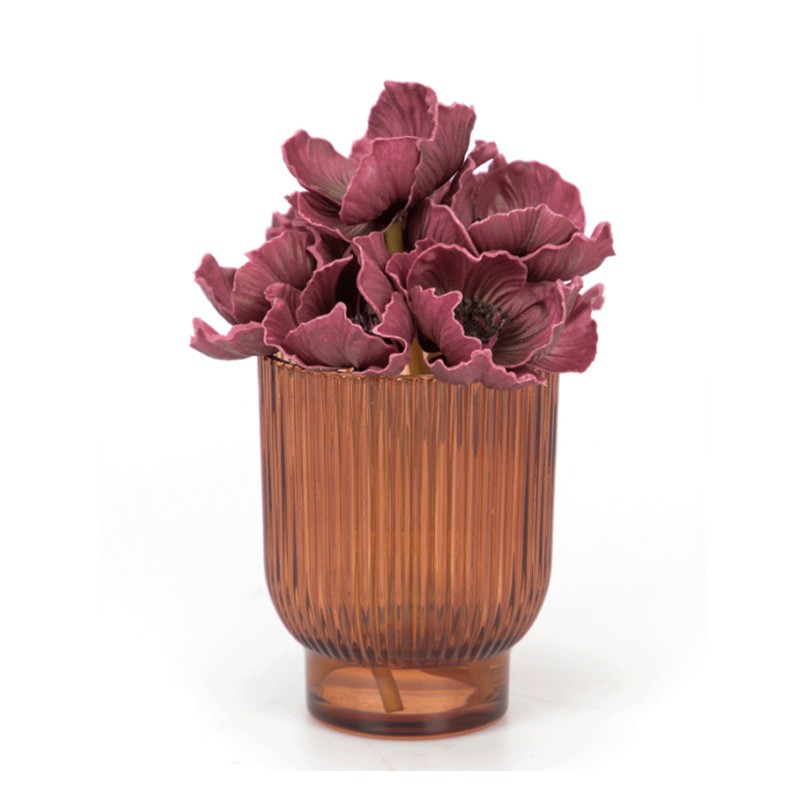 Faux PU Poppy Flower, 20 CM
