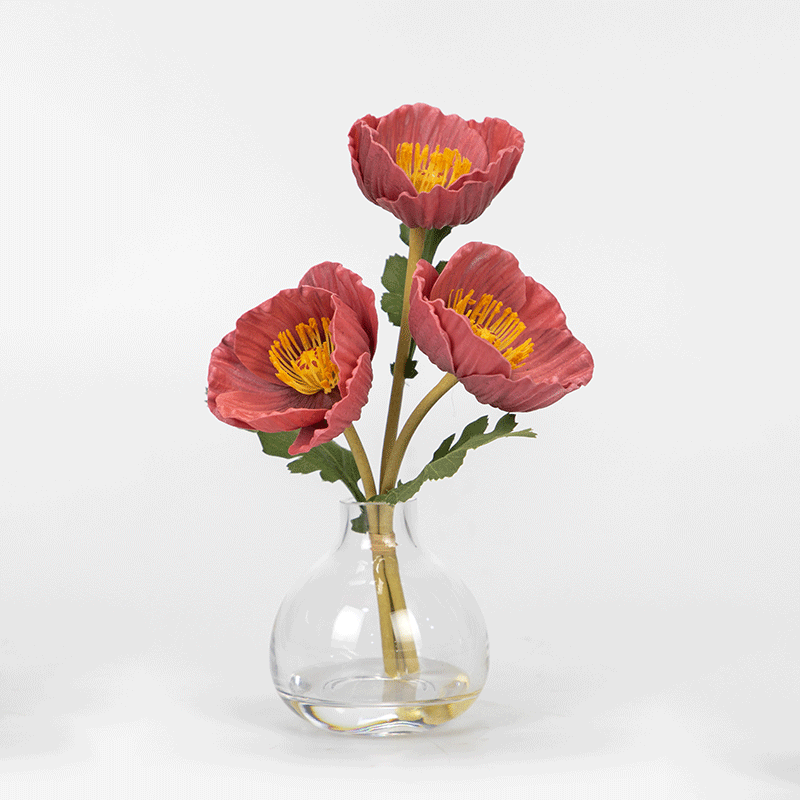 Artificial PU Peony Flower, 28 CM