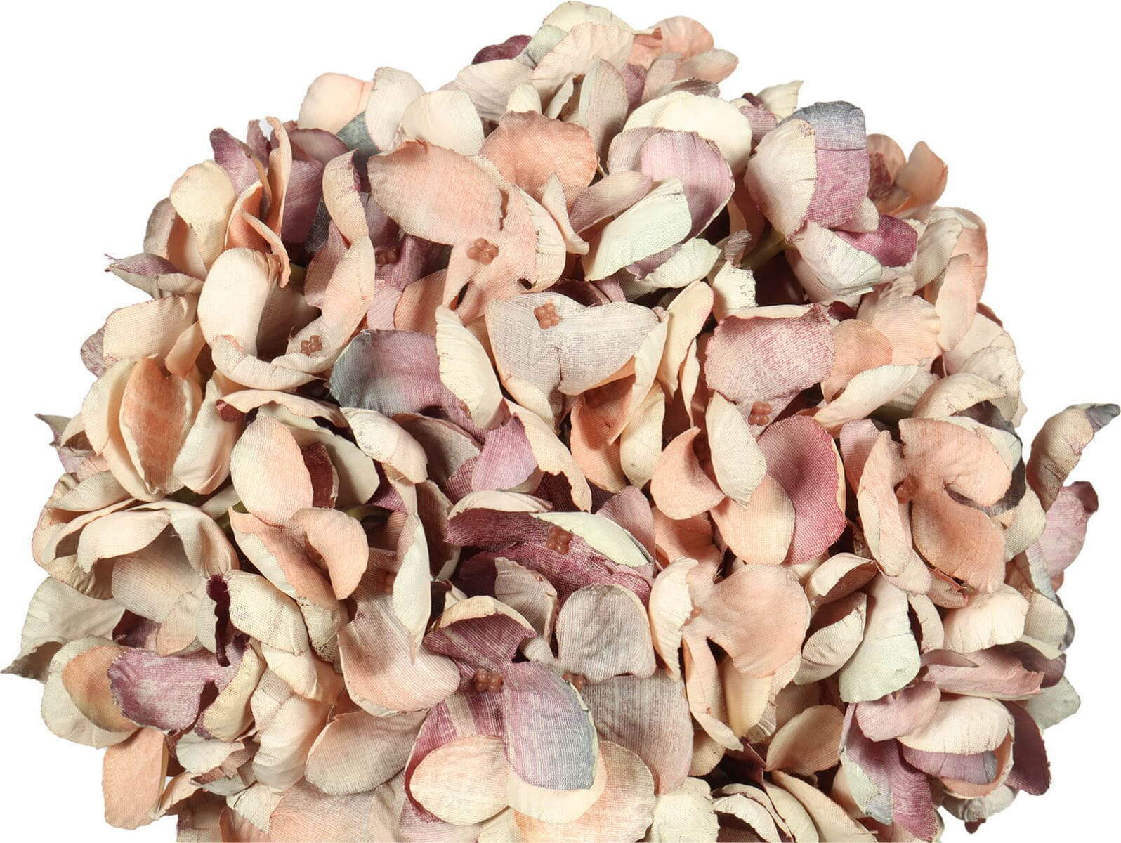 Artificial Silk Shell Hydrangeas, Autumn Color, 54 CM Artificial Silk Shell Hydrangeas, Autumn Color, 54 CM