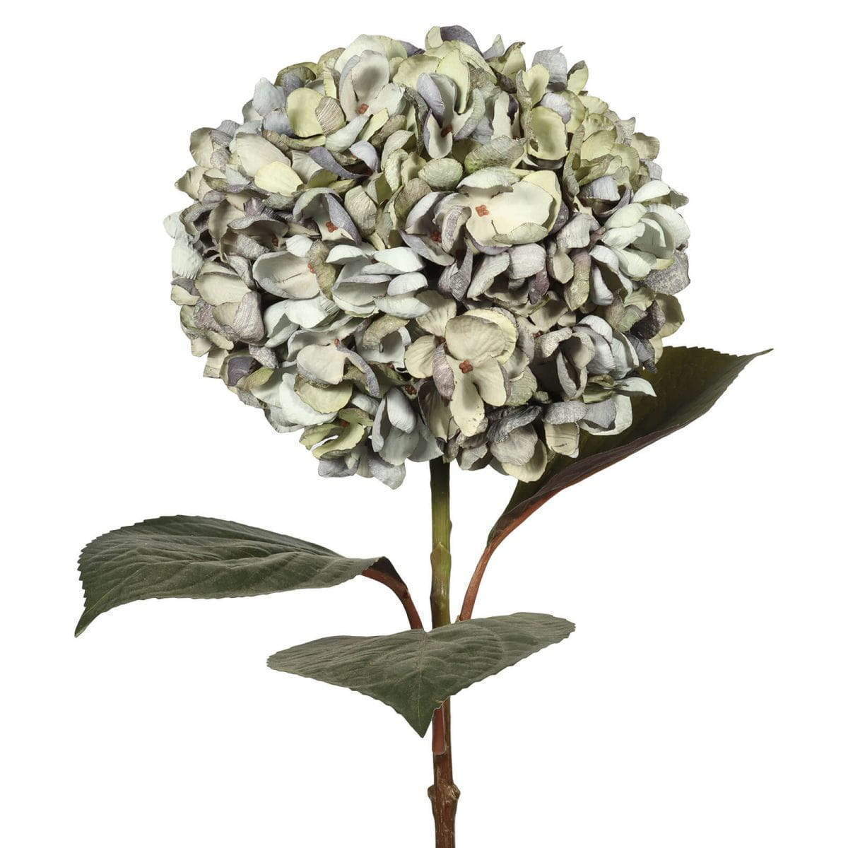 Artificial Silk Shell Hydrangeas, Autumn Color, 54 CM