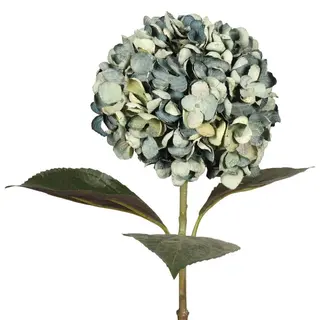 Artificial Silk Shell Hydrangeas, Autumn Color, 54 CM
