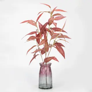 Faux Single Branch Autumn Eucalyptus, 65 CM