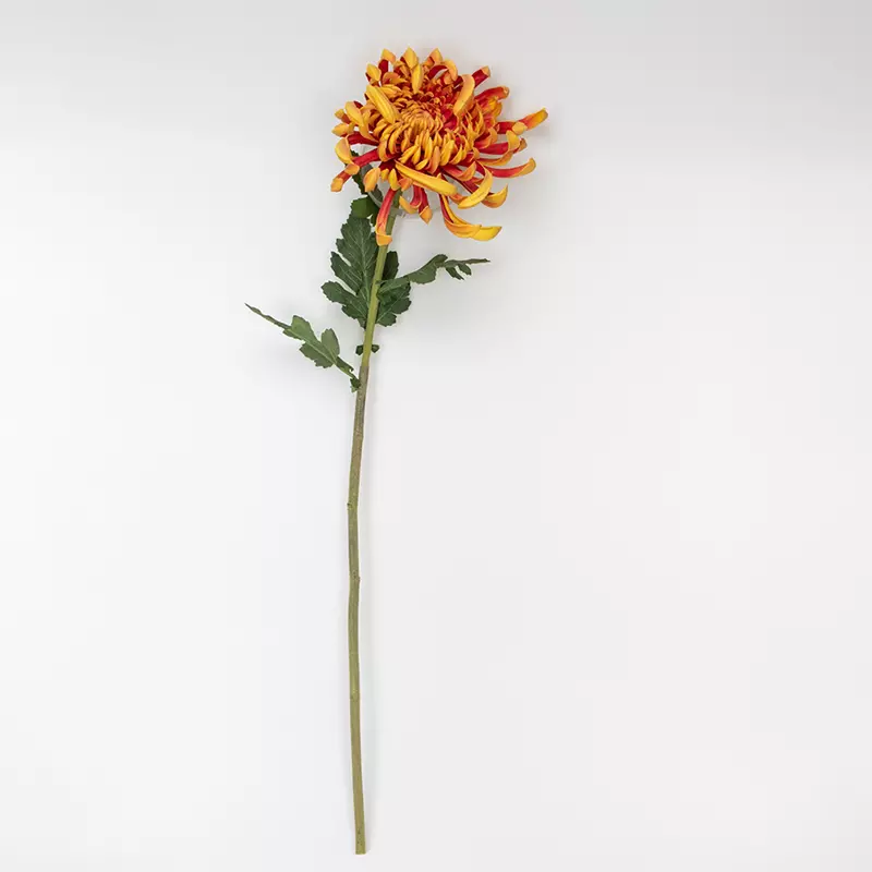Autumn Orange Artificial Chrysanthemums Flower, 66 CM