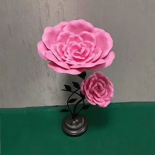 Plastic EVA Rose For Wedding Decoration, Home Decoration.
