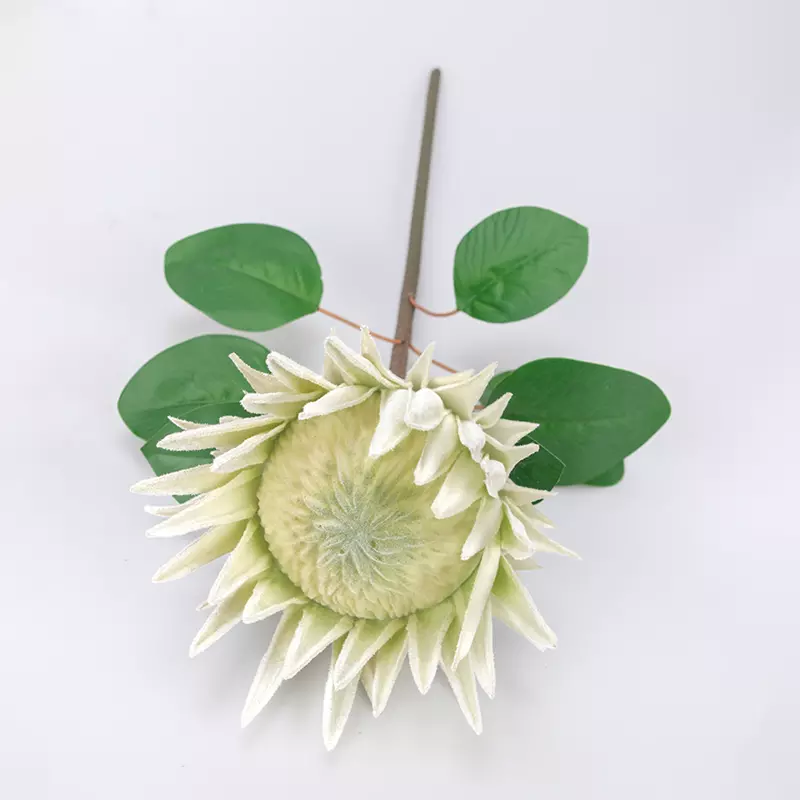 White Cream Silicone Flower