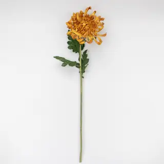 Orange Color Large Head Silicone Flowers, 66 CM