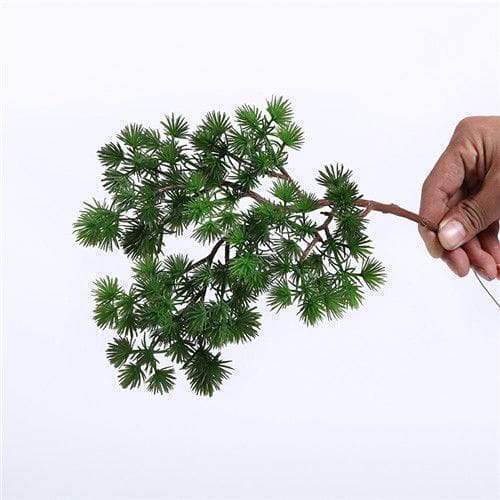Artificial Small Pine Trees, Silk And Plastic Material, 35CM
