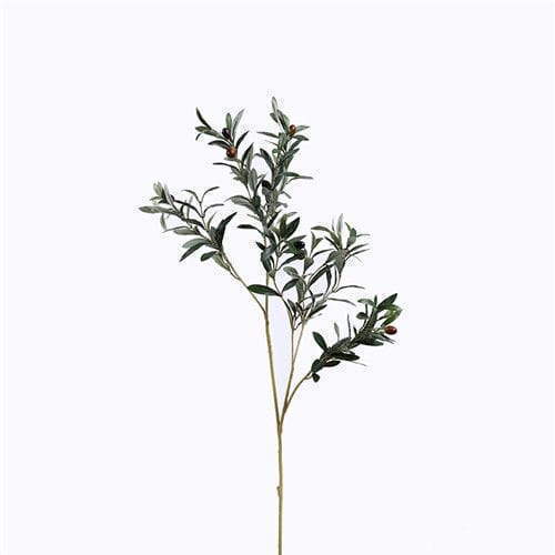 Faux Olive Branches With Fruit, 105CM