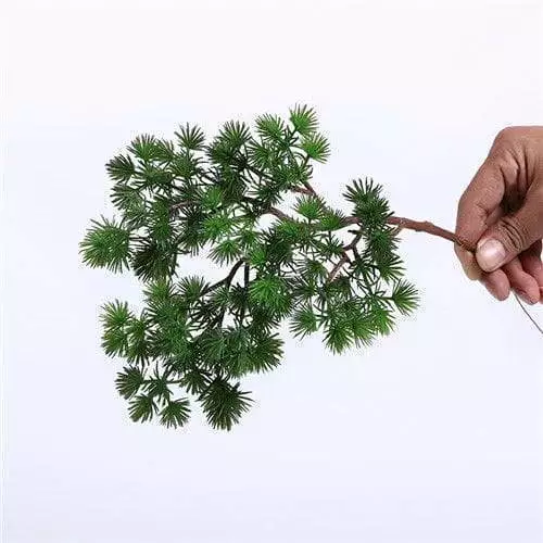 Artificial Small Pine Trees, Silk And Plastic Material, 35CM
