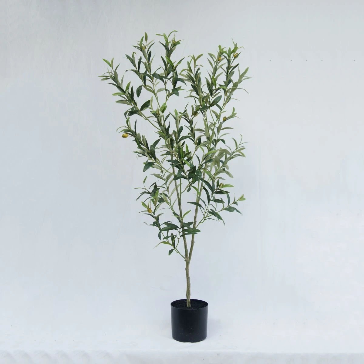 Artificial Newest Olive Tree In Plastic Pot, 120CM