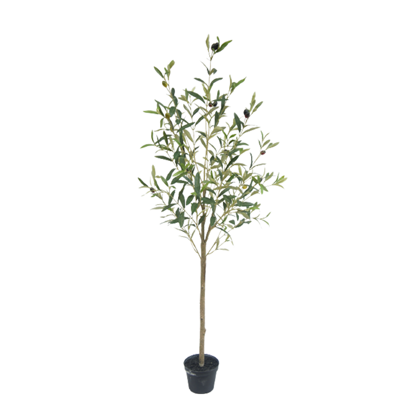 Artificial Long Leaf Olive Tree, 120 CM