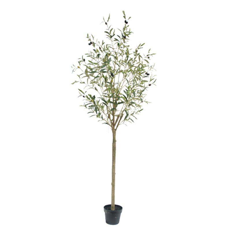 Faux Long Leaf Olive Tree, 180 CM