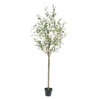 Faux Long Leaf Olive Tree, 180 CM