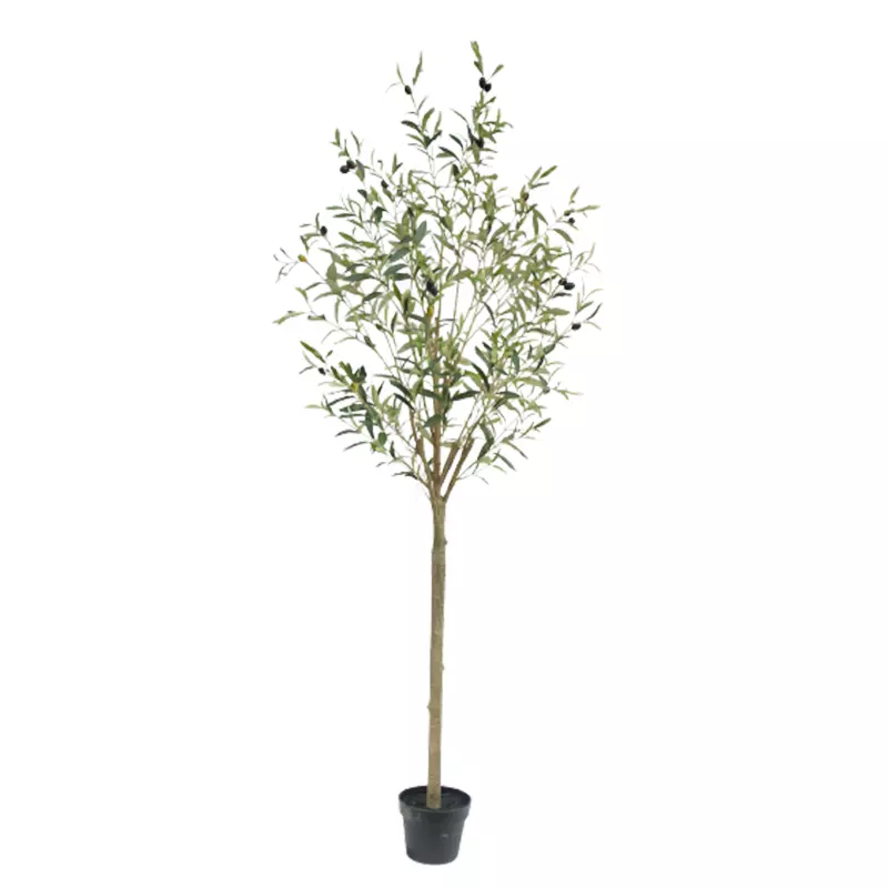 Faux Long Leaf Olive Tree, 180 CM