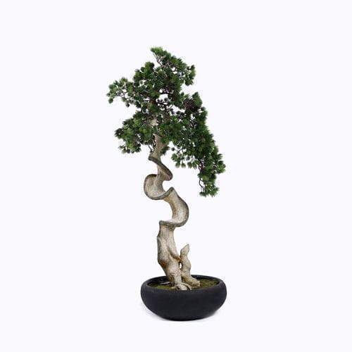 Fake Curved Pine Trees