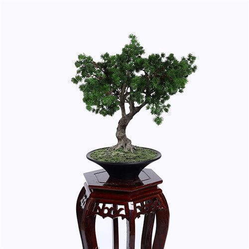 Faux Curved Pine Tree