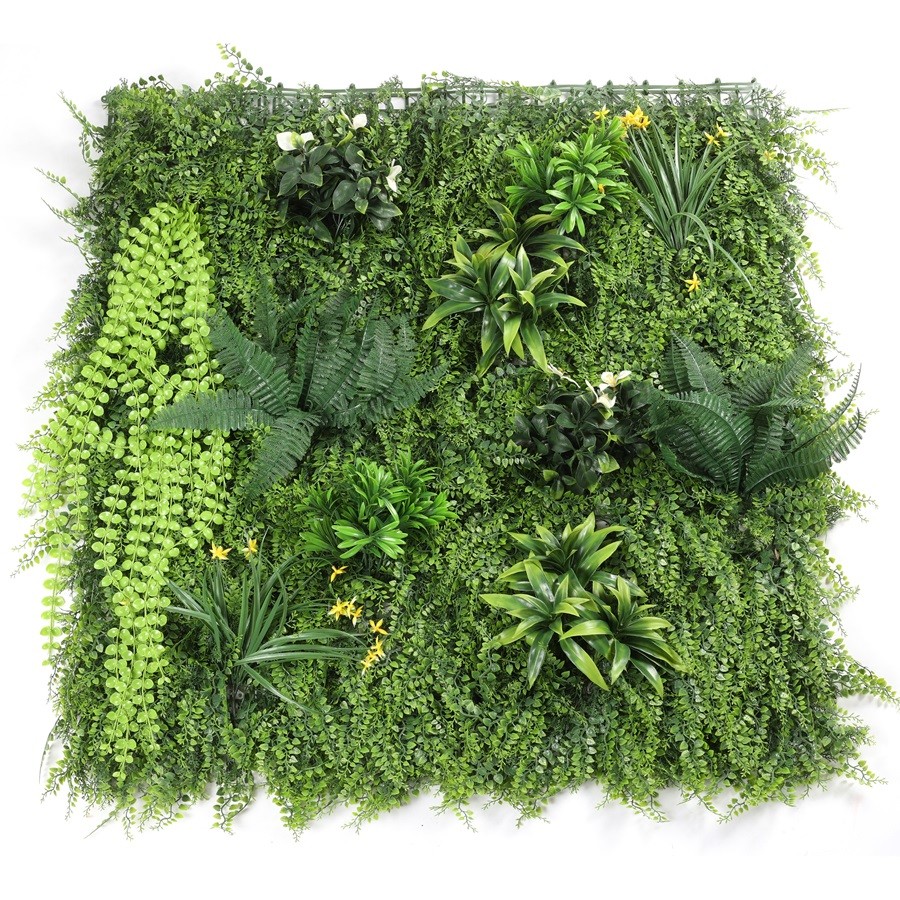 Outdoor Vertical Hanging Green Artificial Wall Panels