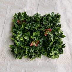 Red Photinia Leaf Panel, Artificial Plants Wall Panel