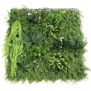 Outdoor Vertical Hanging Green Artificial Wall Panels