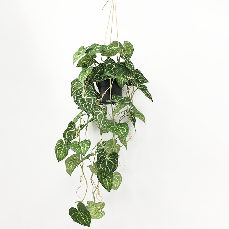 Natural Touch Faux Hanging Pothos Plant, 105 CM