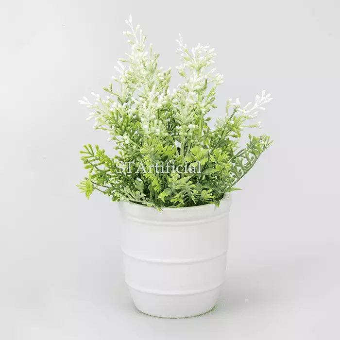 Artificial Potted Green Plant Bonsai, 25.5 CM