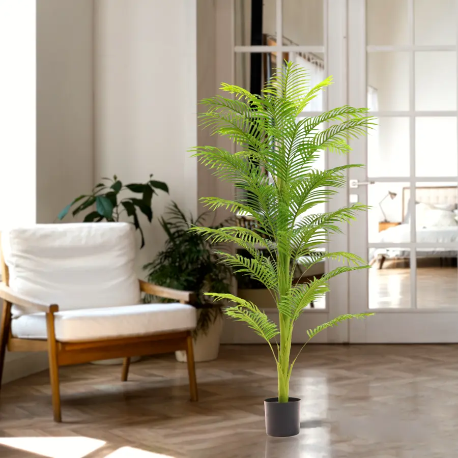 Real Touch Potted Artificial Palm Tree, 180 CM