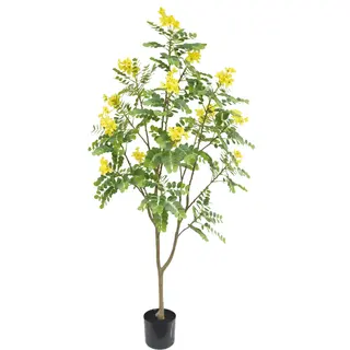 Artificial Black Locust Tree Blossom Branch, 150 CM
