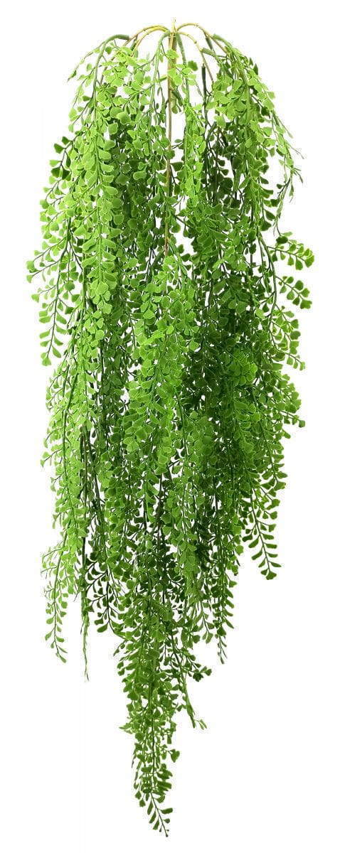 3 Branches 43 leaves 80cm Artificial Ginkgo Hanging Rattan Ferns