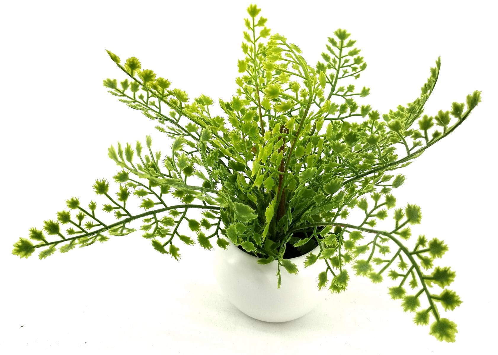 Single Branch 9 Leaves 28cm Artificial Adiantum Bonsai Ferns