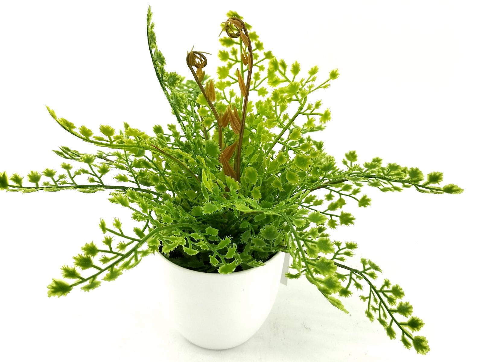 Single Branch 9 Leaves 28cm Artificial Adiantum Bonsai Ferns