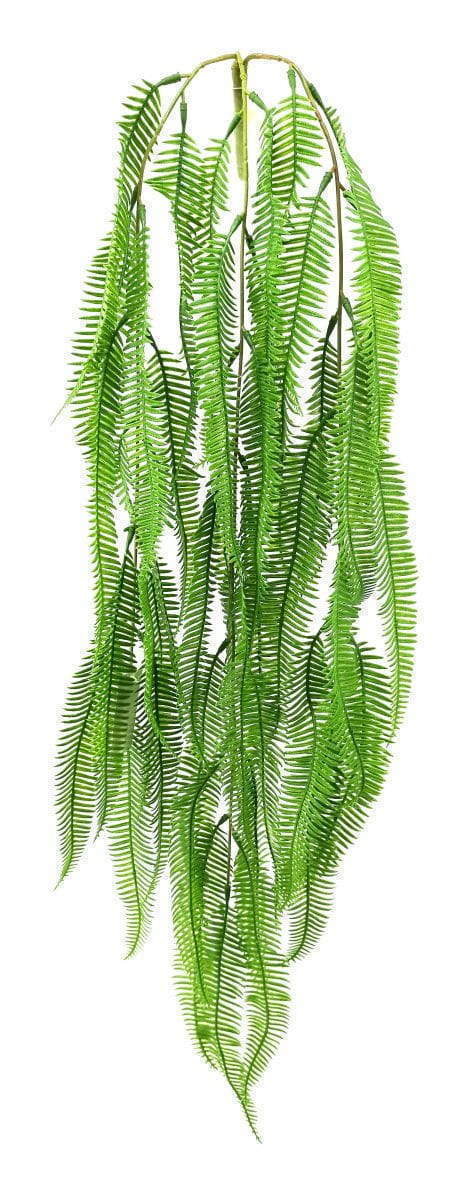 3 Branches 43 leaves 80cm Artificial Osmunda Hanging Rattan Ferns