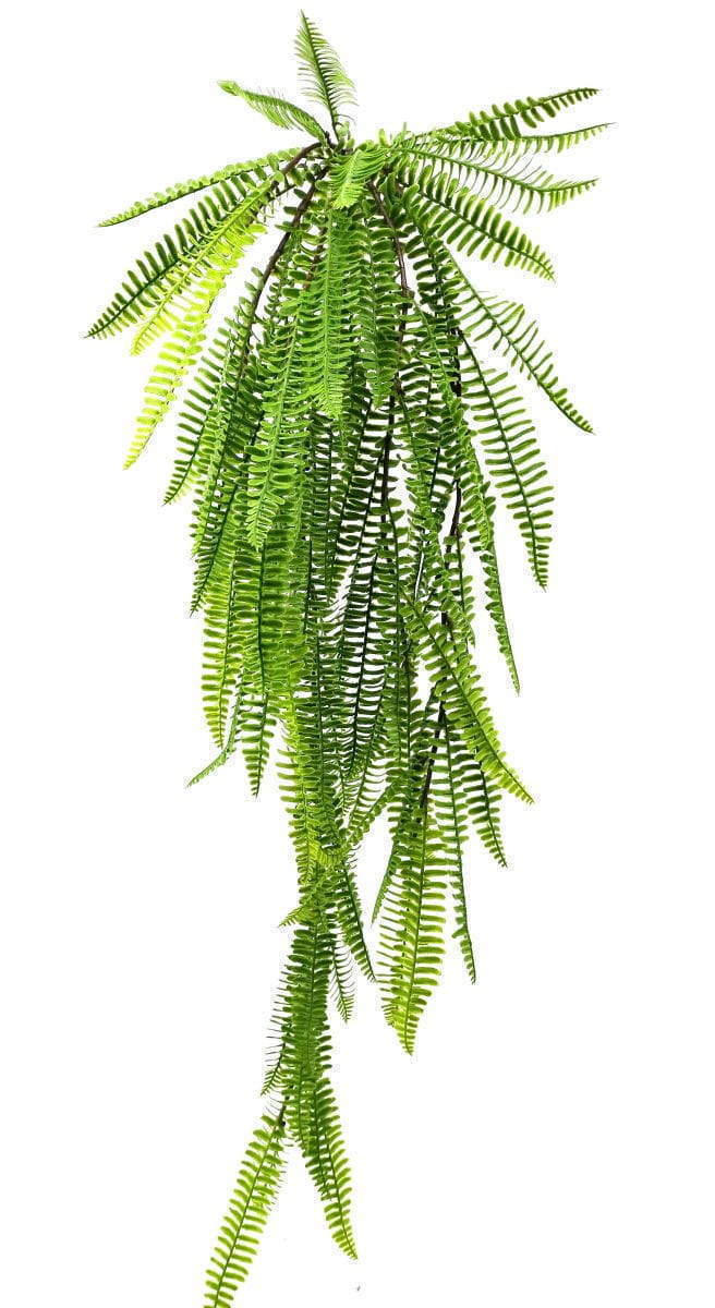 3 Branches 43 leaves Artificial Boston Hanging Rattan 80cm