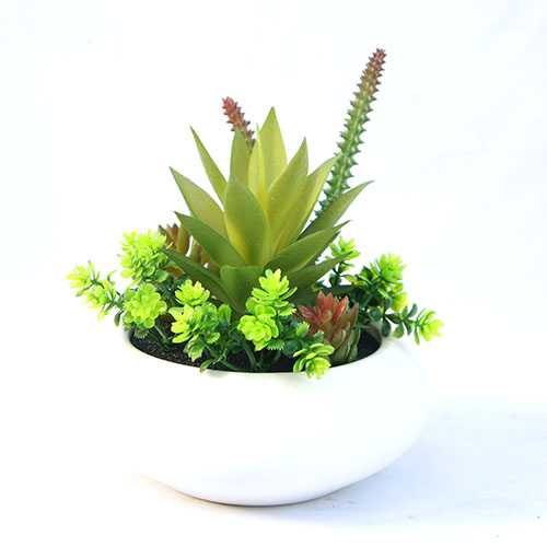 Artificial Lifelike Succulent Plant Factory Wholesale, 18CM