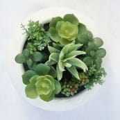 Faux Mini Succulent Plant 15CM