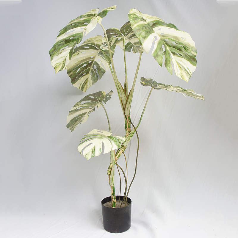 Artificial Monstera Deliciosa Variegata Tree 120 CM