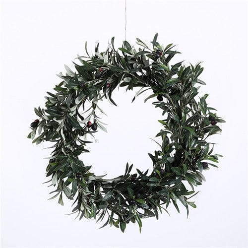 Faux Olive Wreath