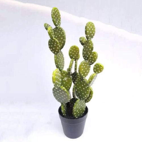 Faux Opuntia Humifusa, 63 CM