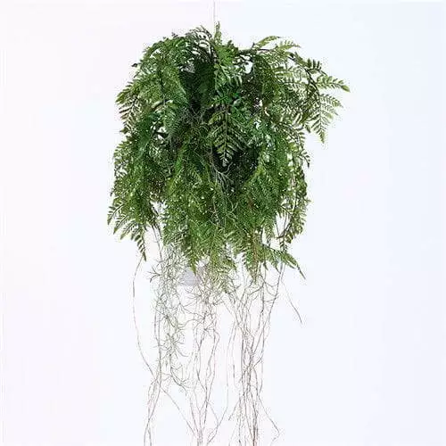 Plastic Hanging Fern Plants