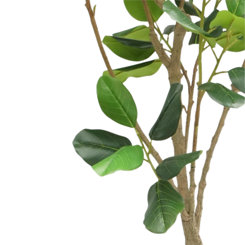 Plastic Ficus Tree in Pot