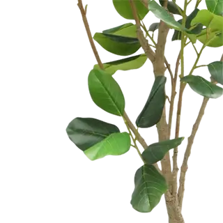 Plastic Ficus Tree in Pot