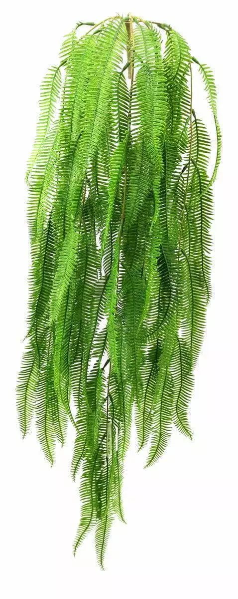 3 Branches 43 leaves 80cm Artificial Osmunda Hanging Rattan Ferns