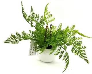 Single Branch 9 Leaves 28cm Artificial Adiantum Venustum Bonsai Ferns