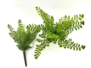 Single Branch 9 Leaves 32cm Artificial Ginkgo Fern Bunches
