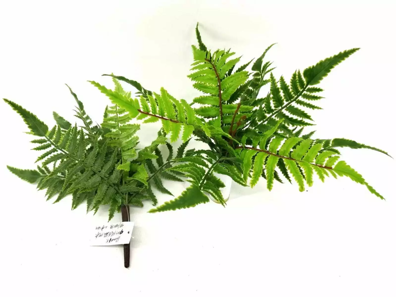 9 Leaves Artificial Pteris Fern Bunches 32cm