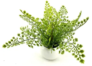 Single Branch 9 Leaves 28cm Artificial Adiantum Bonsai Ferns