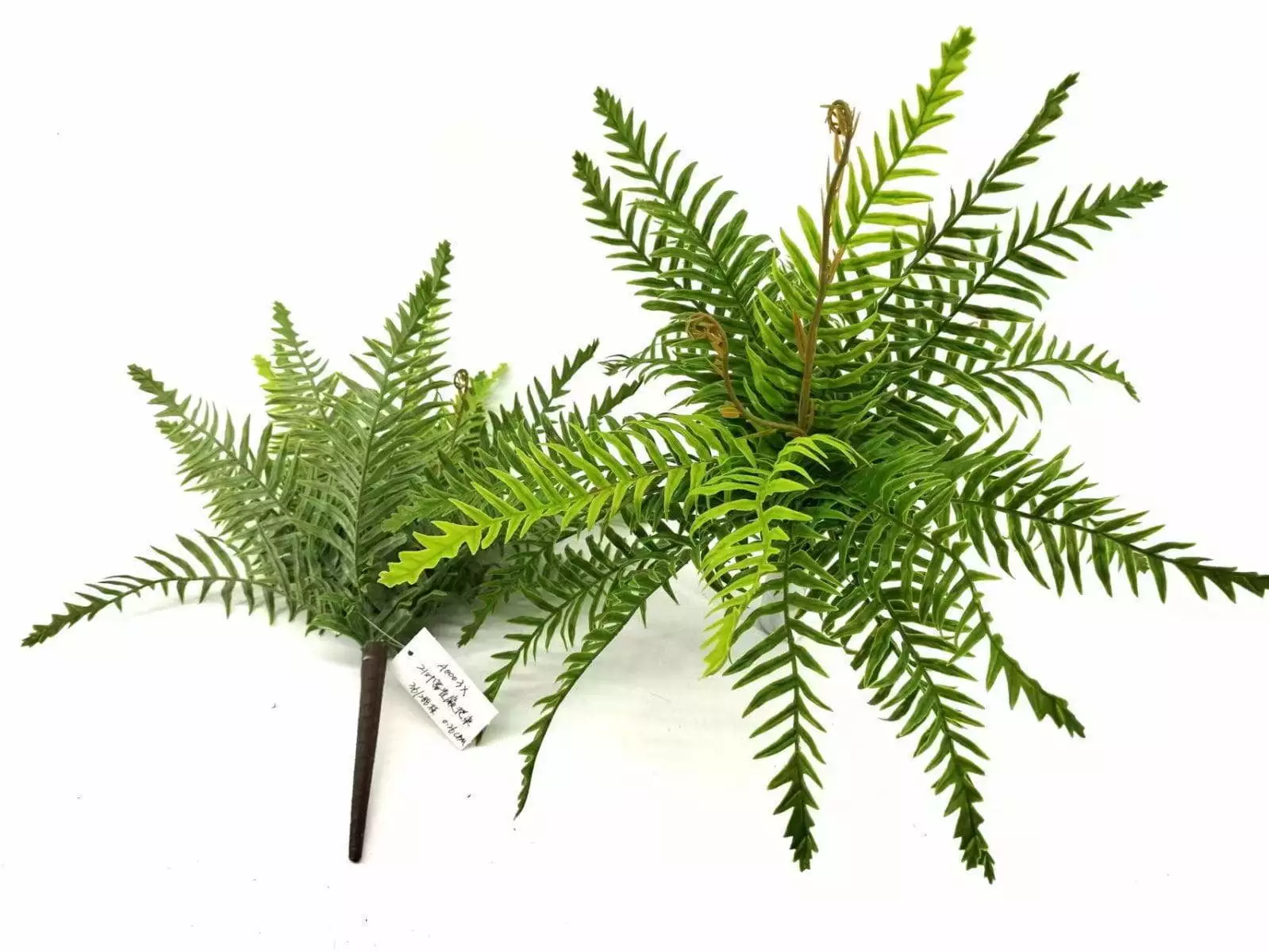 9 Leaves Artificial Dragon Boat Fern Leaf Bunches Manufacturer in China,32cm